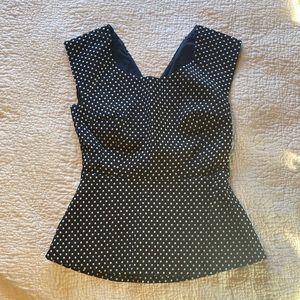 Banana Republic Navy polka dot top - 6P